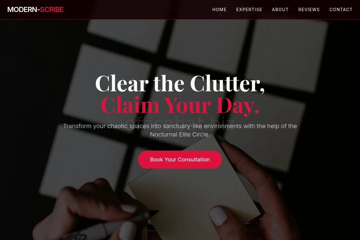 Modern-Scribe Organizing